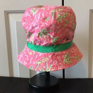 Lily Pulitzer Floppy Girl’s Hat  Palm Tree Pattern